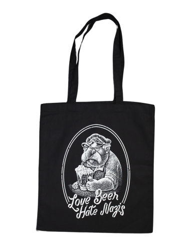 Love Beer Hate Nazis - Tote Bag