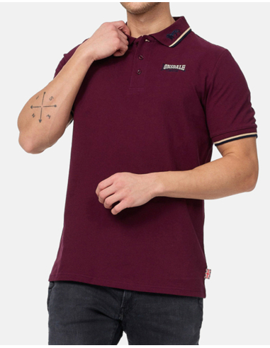 Lonsdale - Polo - Lion - Oxblood