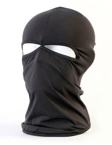 Balaclava - Lycra 2-Hole - Black