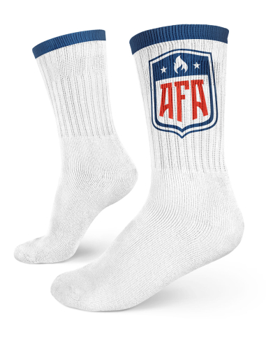 No Borders - Socken - AFA - White