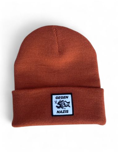 Gegen Nazis - Winter Hat - Orange Rust