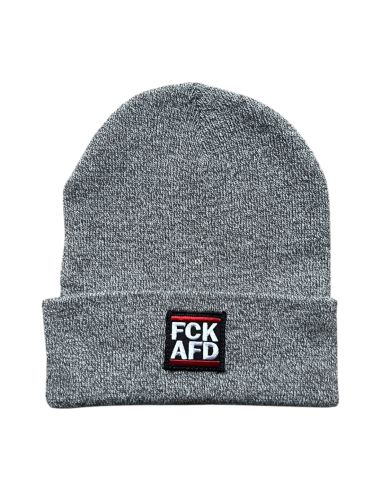 FCK AFD - Wintermütze - Heather Grey