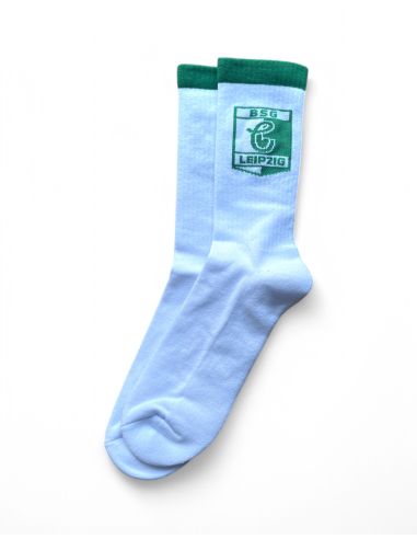 BSG Chemie Leipzig - Socken - Logo - Weiß