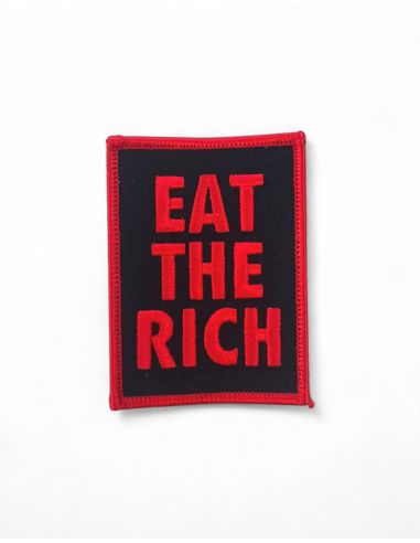 Eat The Rich - Patch - Schwarz