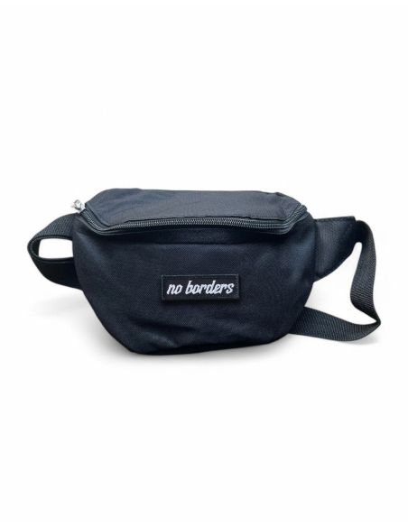 No Borders - Bauchtasche - Lettering - Schwarz