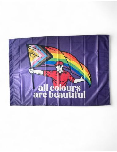 LGBTQI* - ACAB - Flagge
