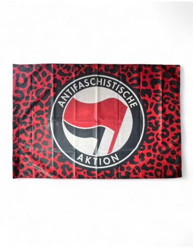 Antifa - Leo - Flagge - Rot