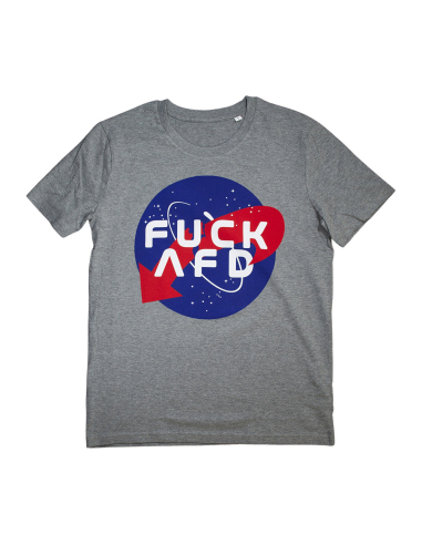 FCK AFD Nasa - Kein Bock auf Nazis - T-Shirt - Grey