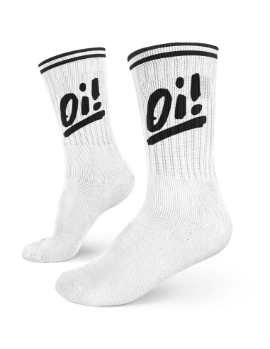 Oi! - Mob Action - Socken - White