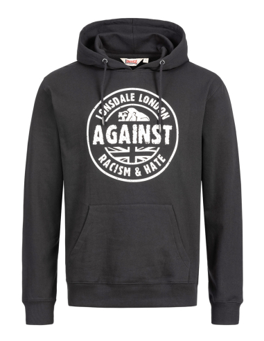 Lonsdale - Hoodie - Against Racism - Black