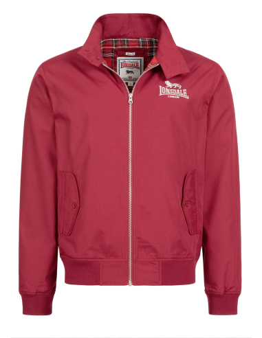 Lonsdale - Jacke - Classic Harrington - Cherry Red