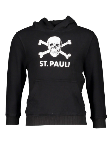 St. Pauli - Hoodie Kids - Totenkopf - Black