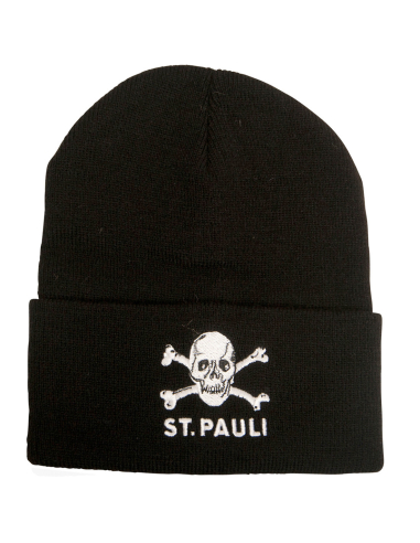 St. Pauli - Wintermütze - Totenkopf - Black